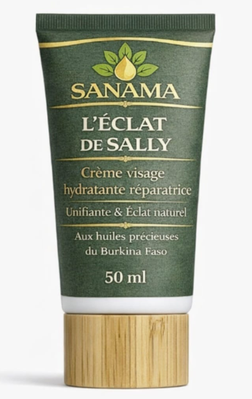 L’ÉCLAT DE SALLY - Crème visage hydratante réparatrice