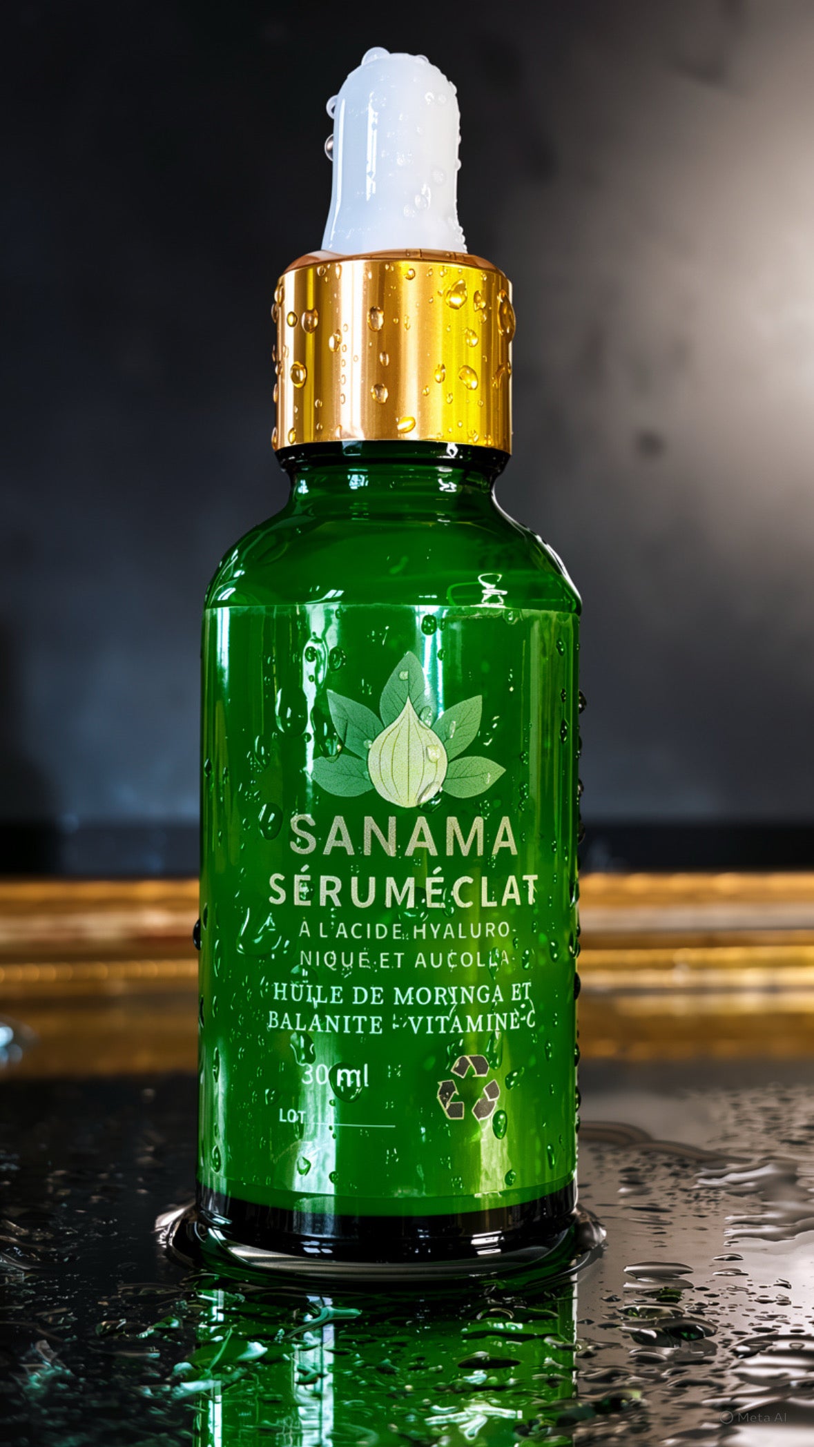 Sérum Éclat – Acide Hyaluronique & Collagène